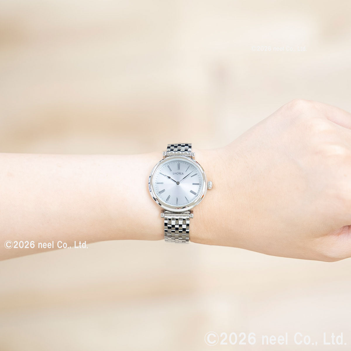 ルクレア LCREA アシエット ASSIETTE ソーラー 腕時計 レディース LC2102-SS7L
