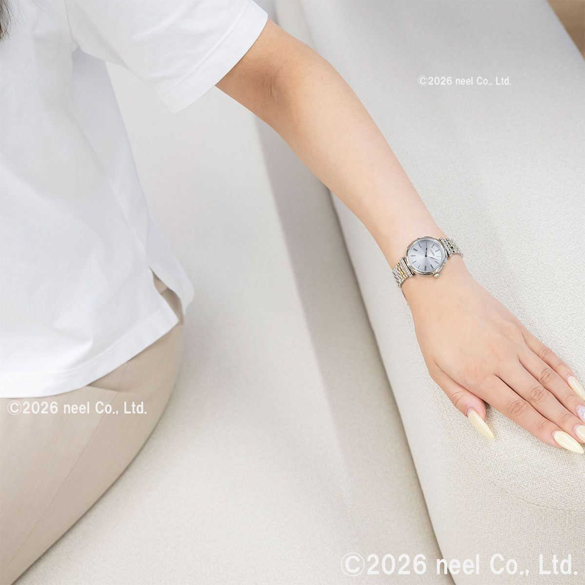 ルクレア LCREA アシエット ASSIETTE ソーラー 腕時計 レディース LC2102-SS7L