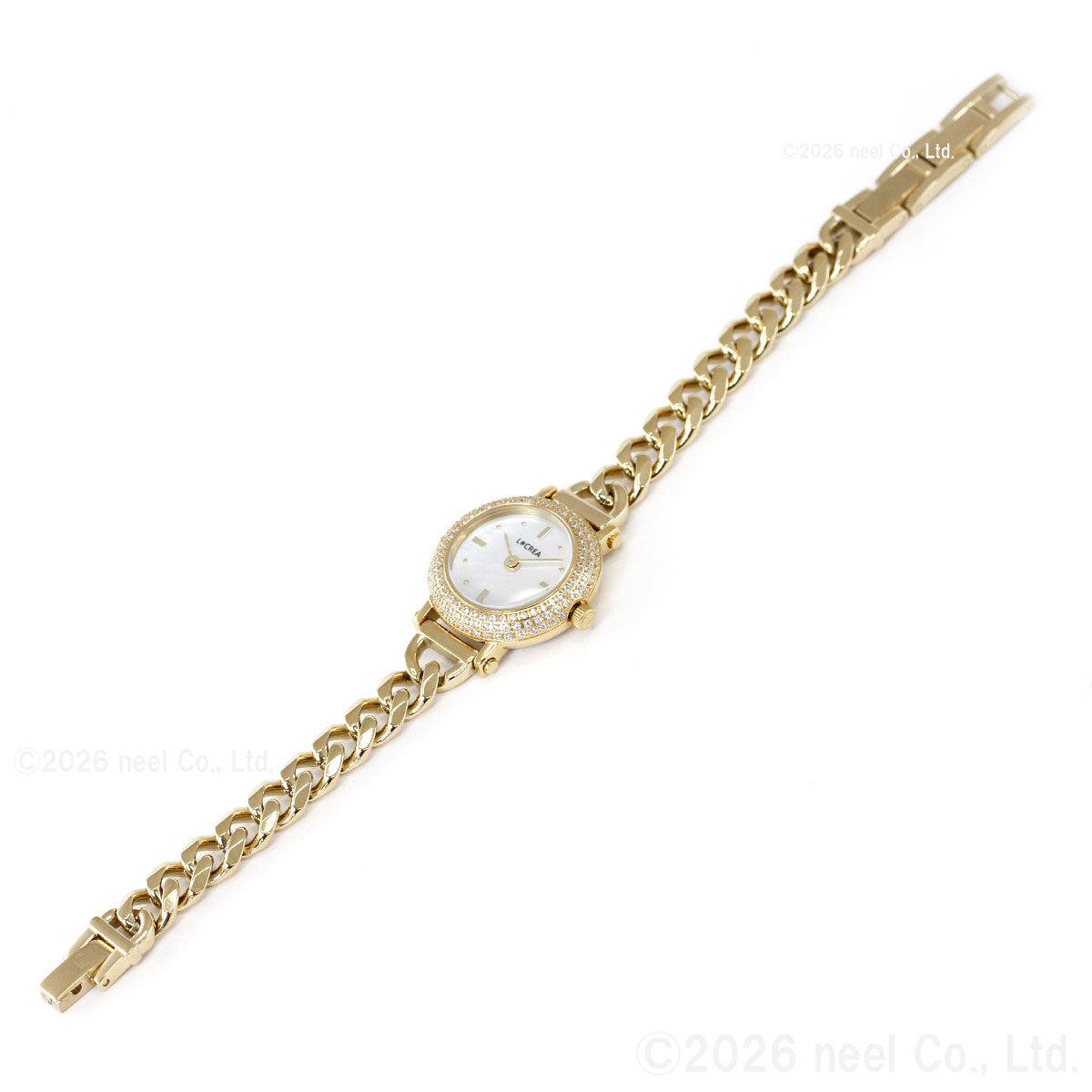 ルクレア LCREA クロンヌ COURONNE ソーラー 腕時計 レディース LC2401-GPCH