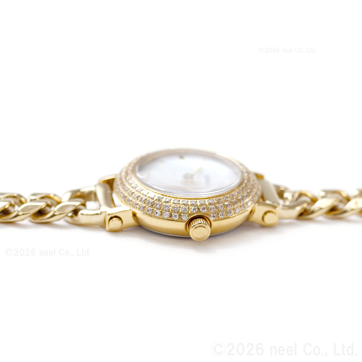 ルクレア LCREA クロンヌ COURONNE ソーラー 腕時計 レディース LC2401-GPCH