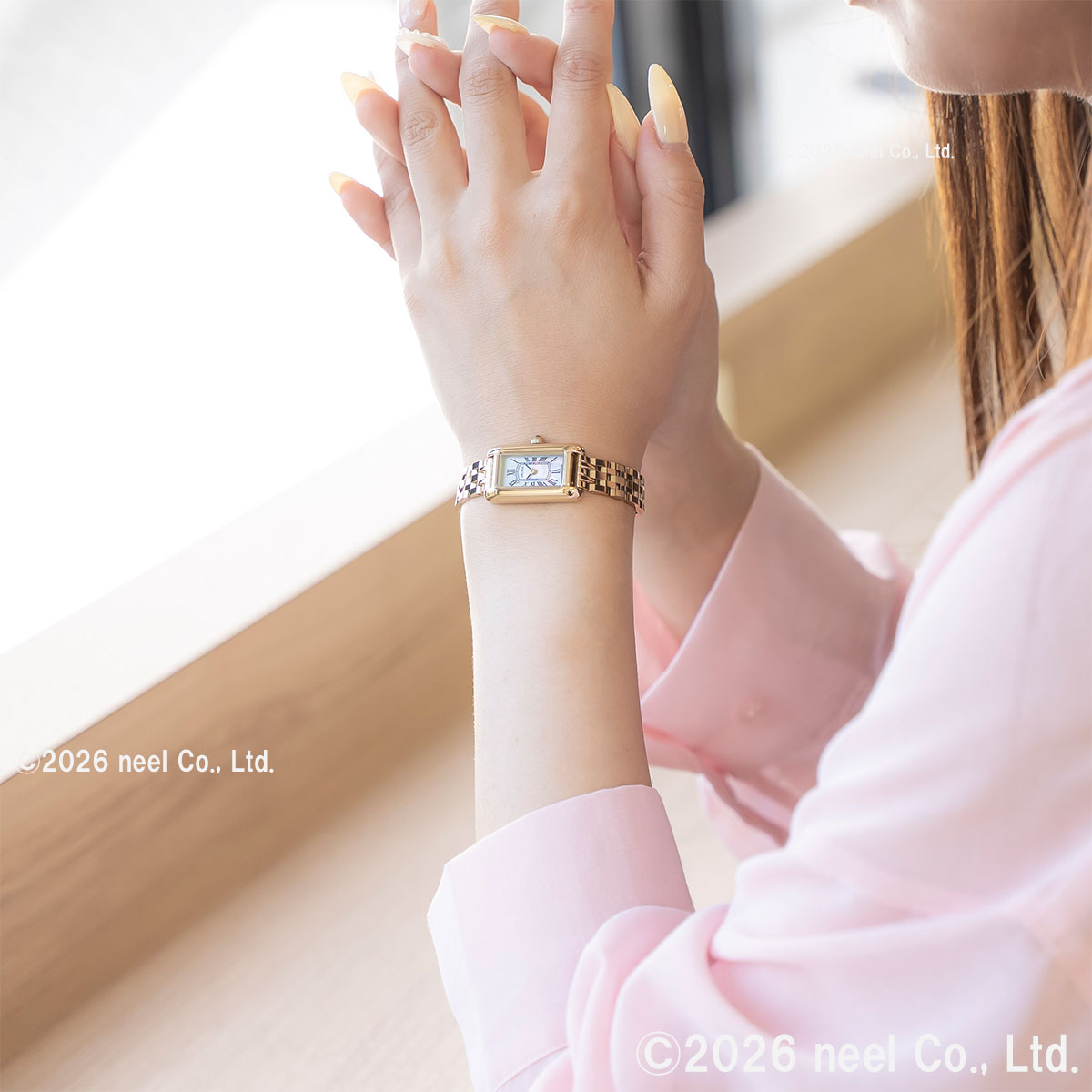 ルクレア LCREA パラレラ ミニ PARALLELA MINI ソーラー 腕時計 レディース LC2501-GP5L