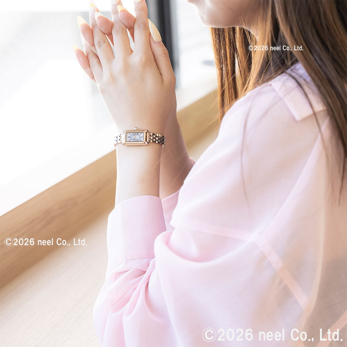 ルクレア LCREA パラレラ ミニ PARALLELA MINI ソーラー 腕時計 レディース LC2501-PG5L