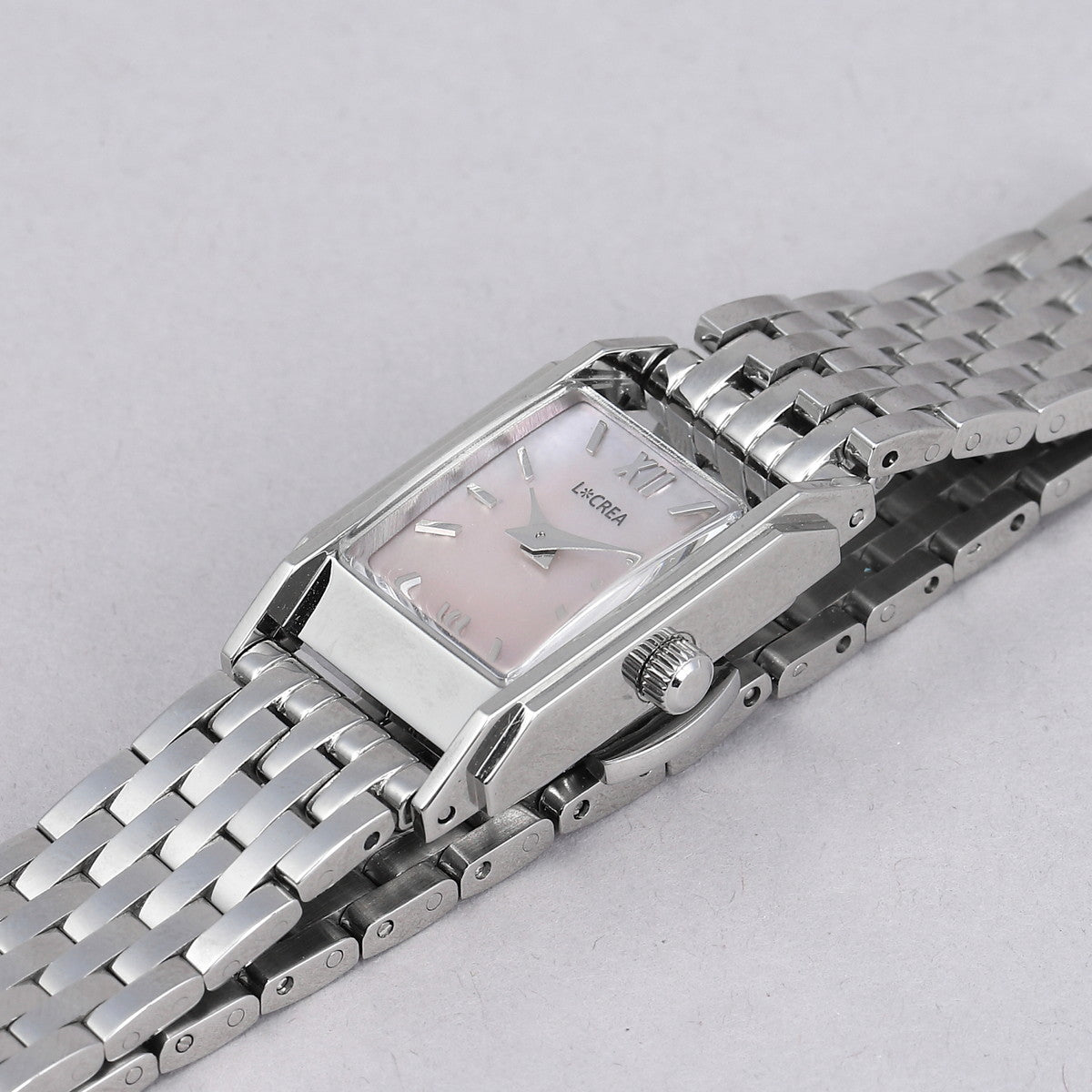 ルクレア LCREA リネア LINEA ソーラー 腕時計 レディース LC2601-SS7L