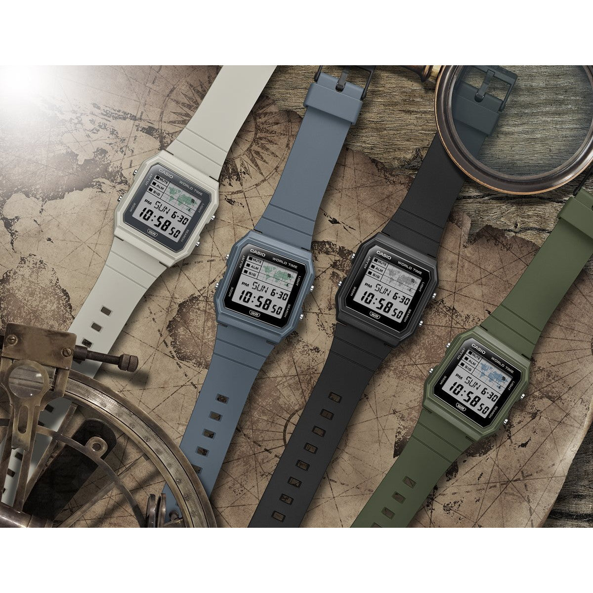 カシオ クラシック CASIO CLASSIC 限定モデル デジタル 腕時計 LF-30W-8AJF アイボリー【2025 新作】