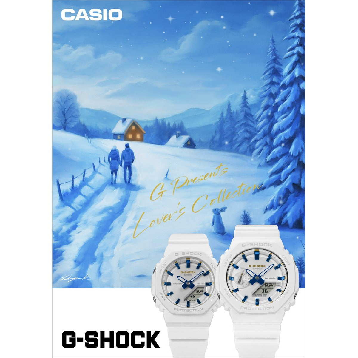 カシオ CASIO ラバーズコレクション2025 クリスマス限定モデル LOV-25A-7AJR Gショック G-SHOCK 腕時計 ペアウォッチ ラバコレ 天使 悪魔【2025 新作】
