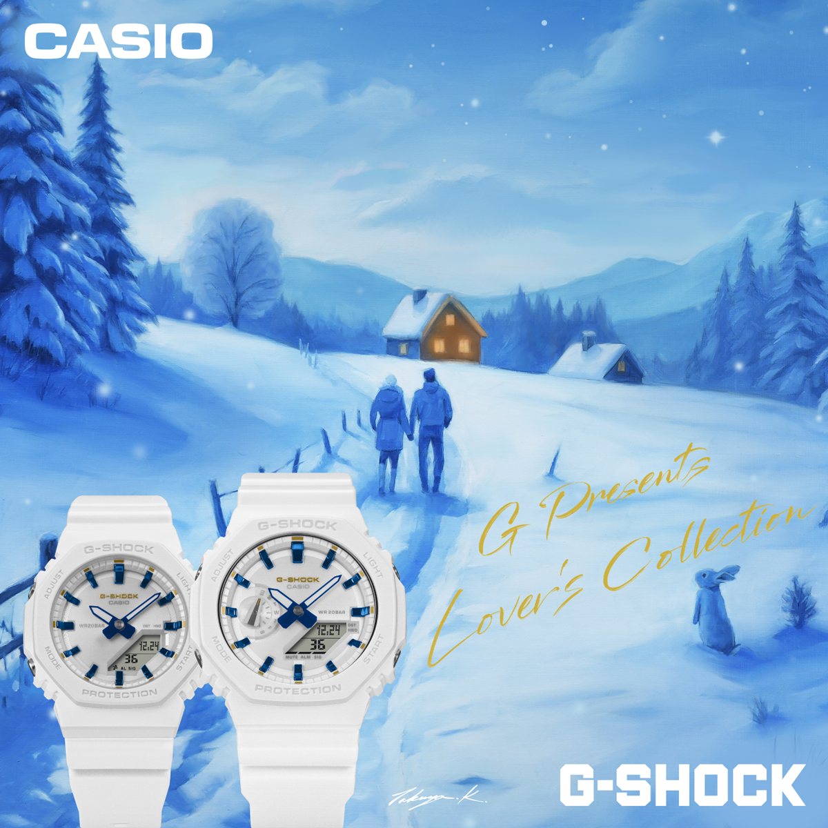 カシオ CASIO ラバーズコレクション2025 クリスマス限定モデル LOV-25A-7AJR Gショック G-SHOCK 腕時計 ペアウォッチ ラバコレ 天使 悪魔【2025 新作】
