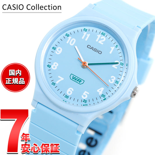 カシオ コレクション CASIO Collection アナログ 腕時計 レディース LQ-24B-2BJF ライトブルー【2024 新作】