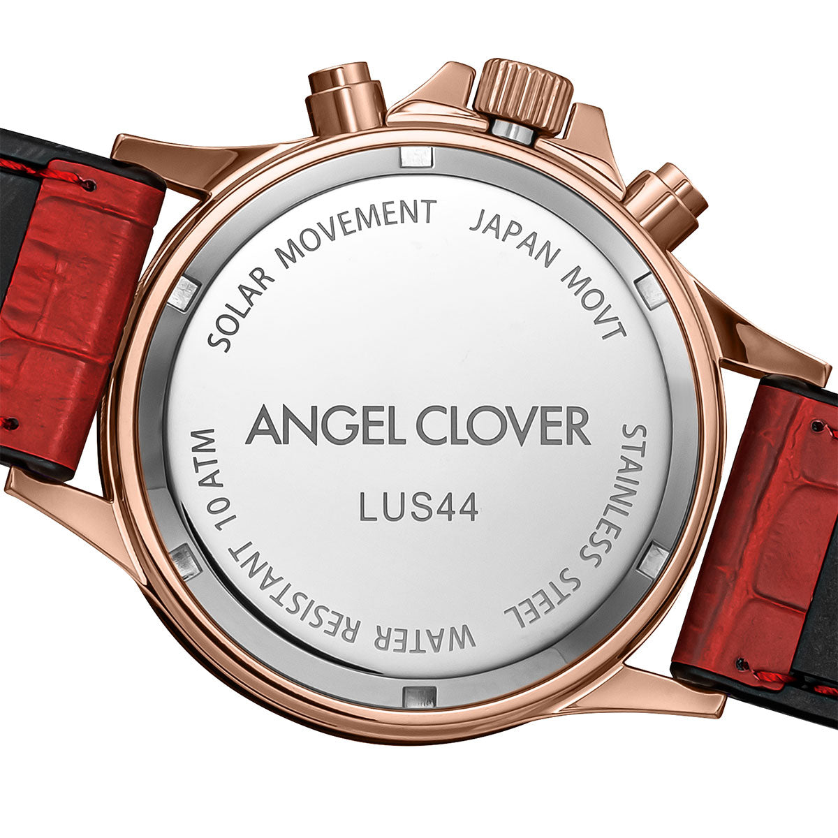 エンジェルクローバー ANGEL CLOVER 腕時計 メンズ ソーラー レッド クロノグラフ ルーチェソーラー LUCE SOLAR LUS44PRE-RES【2026新作】