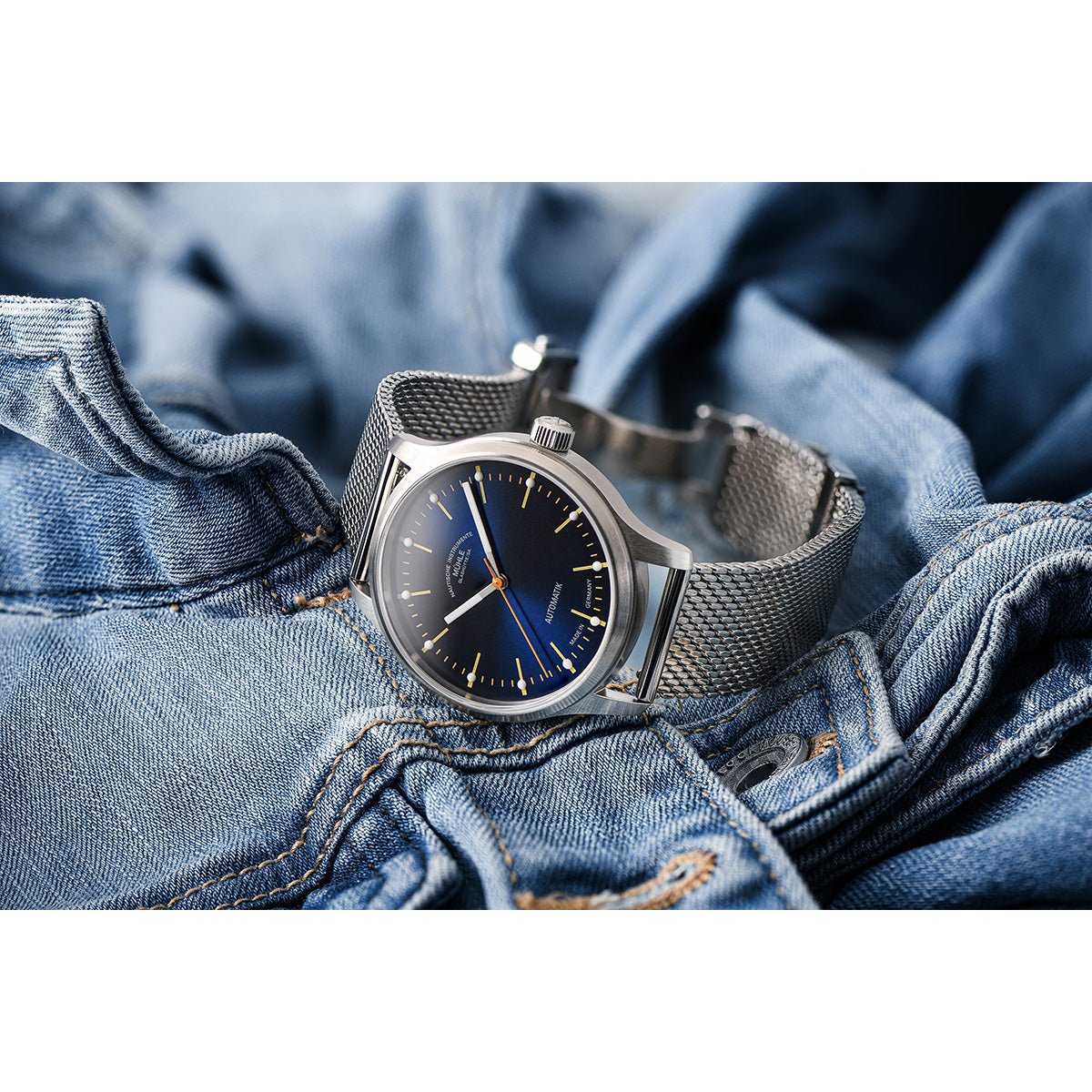 ミューレ グラスヒュッテ Muhle Glashutte パノヴァ ブルー Panova Blue 腕時計 メンズ 自動巻き M1-40-72-MB-II ドイツ製【正規品】【60回分割手数料無料！】