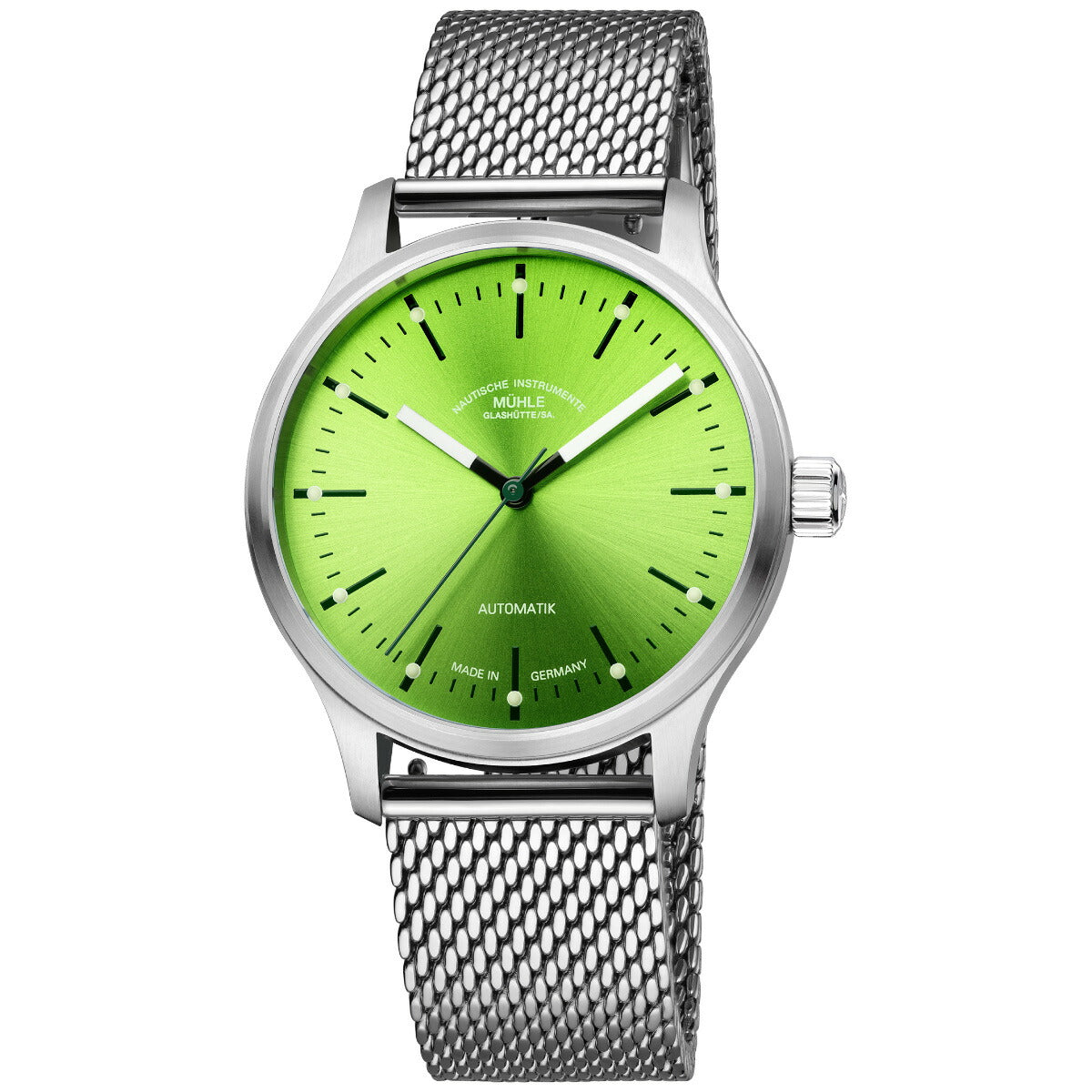 ミューレ グラスヒュッテ Muhle Glashutte パノヴァ ライム Panova Lime 腕時計 自動巻き M1-40-76-1-MB-II【2025 新作】【正規品】【60回分割手数料無料！】