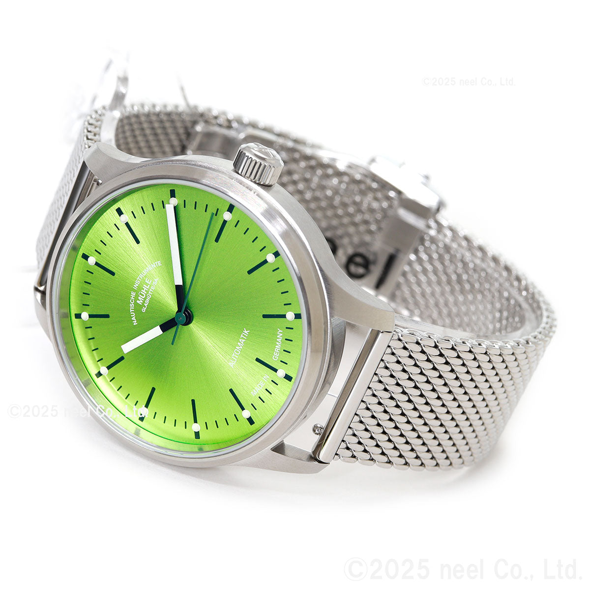 ミューレ グラスヒュッテ Muhle Glashutte パノヴァ ライム Panova Lime 腕時計 自動巻き M1-40-76-1-MB-II【2025 新作】【正規品】【60回分割手数料無料！】