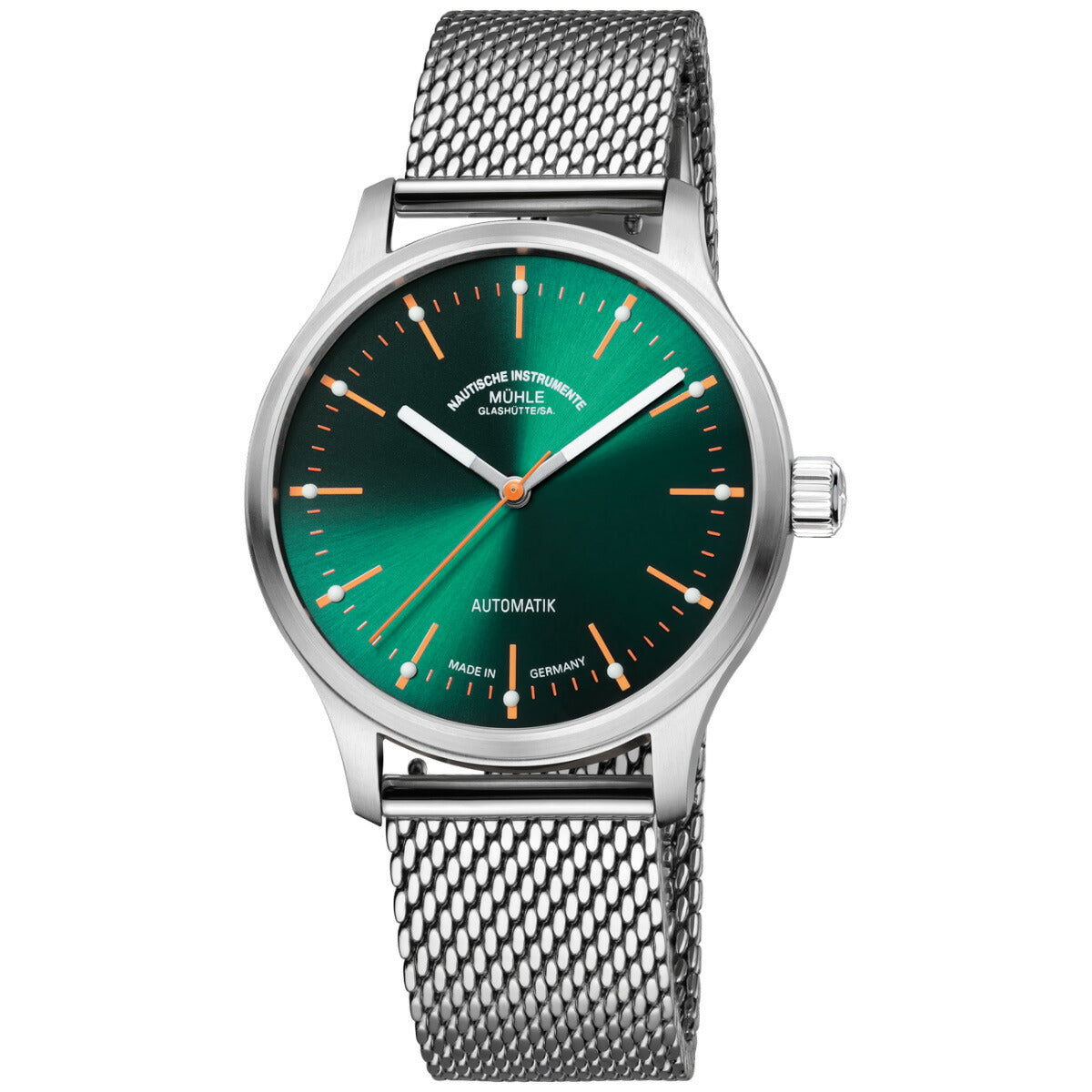 ミューレ グラスヒュッテ Muhle Glashutte パノヴァ グリーン Panova Green 腕時計 メンズ 自動巻き M1-40-76-MB ドイツ製【正規品】【60回分割手数料無料！】