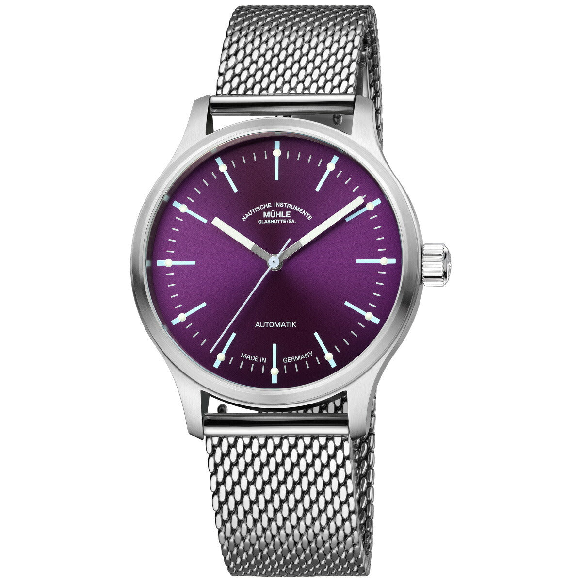 ミューレ グラスヒュッテ Muhle Glashutte パノヴァ ヴァイオレット Panova Violet 腕時計 自動巻き M1-40-78-1-MB-II【2025 新作】【正規品】【60回分割手数料無料！】