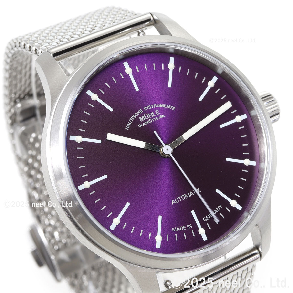 ミューレ グラスヒュッテ Muhle Glashutte パノヴァ ヴァイオレット Panova Violet 腕時計 自動巻き M1-40-78-1-MB-II【2025 新作】【正規品】【60回分割手数料無料！】