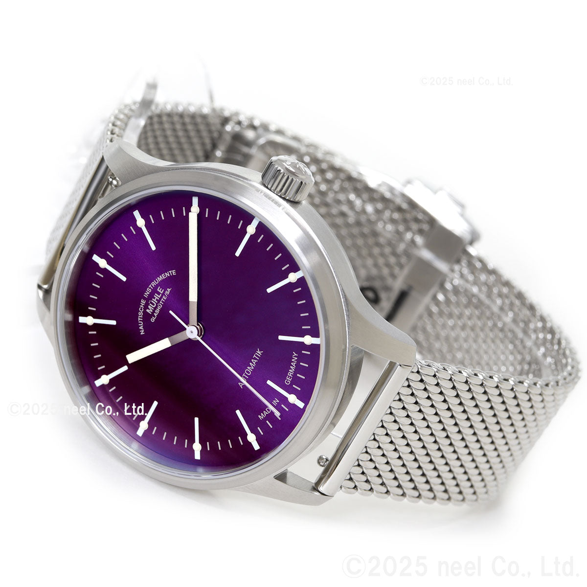 ミューレ グラスヒュッテ Muhle Glashutte パノヴァ ヴァイオレット Panova Violet 腕時計 自動巻き M1-40-78-1-MB-II【2025 新作】【正規品】【60回分割手数料無料！】