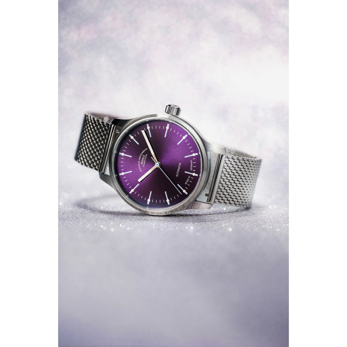 ミューレ グラスヒュッテ Muhle Glashutte パノヴァ ヴァイオレット Panova Violet 腕時計 自動巻き M1-40-78-1-MB-II【2025 新作】【正規品】【60回分割手数料無料！】