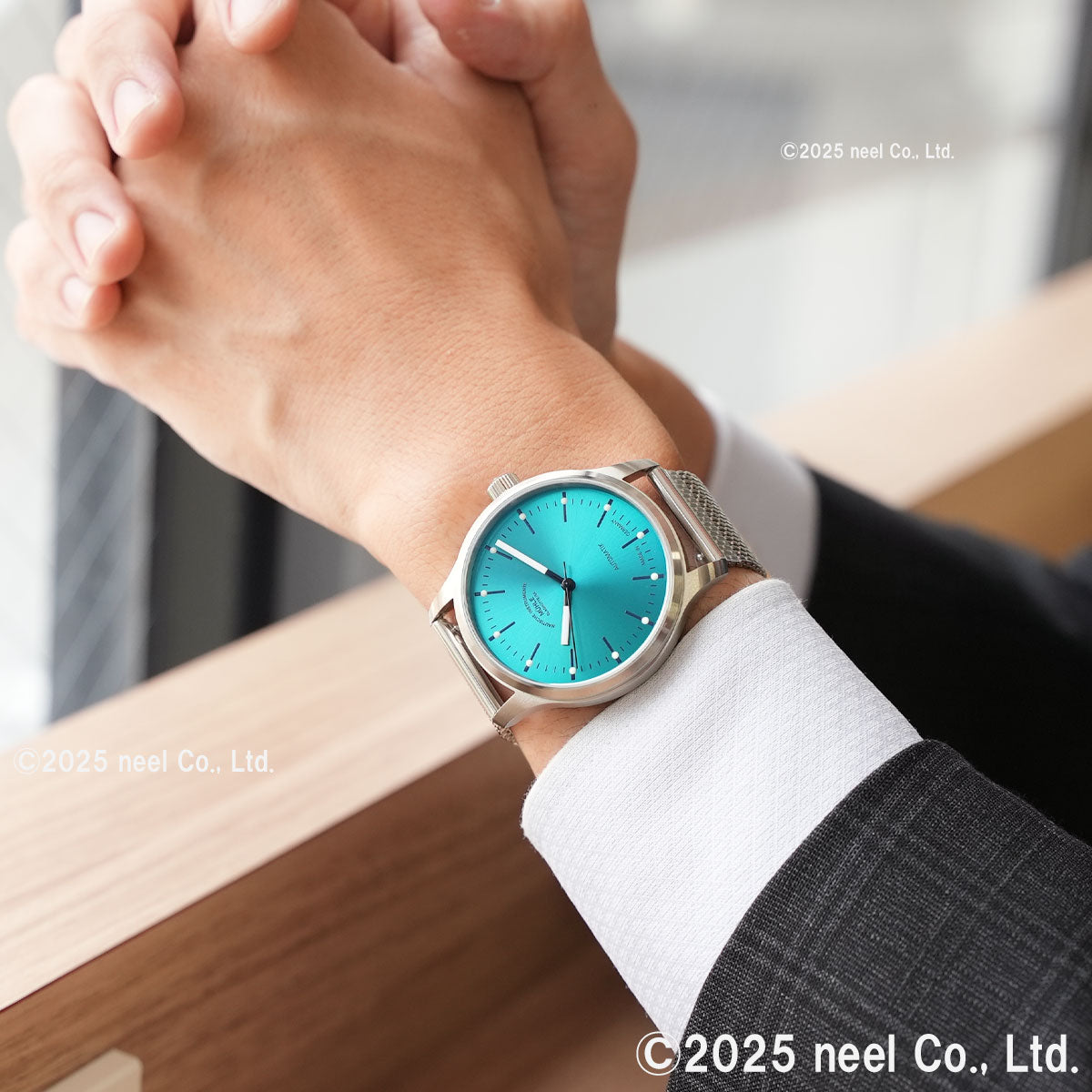 ミューレ グラスヒュッテ Muhle Glashutte パノヴァ ターコイズブルー Panova Turquoise Blue 腕時計 自動巻き M1-40-79-MB ドイツ製【正規品】【60回分割手数料無料！】