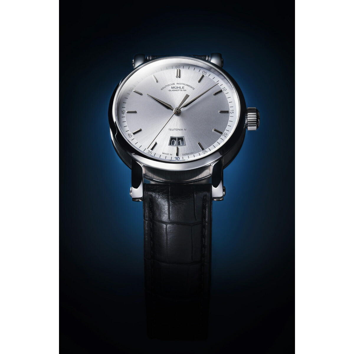 ミューレ グラスヒュッテ Muhle Glashutte テイトニア IV ビッグデイト エディション1994 自動巻き 腕時計 M1-44-72-1994-LB【正規品】【60回分割手数料無料！】