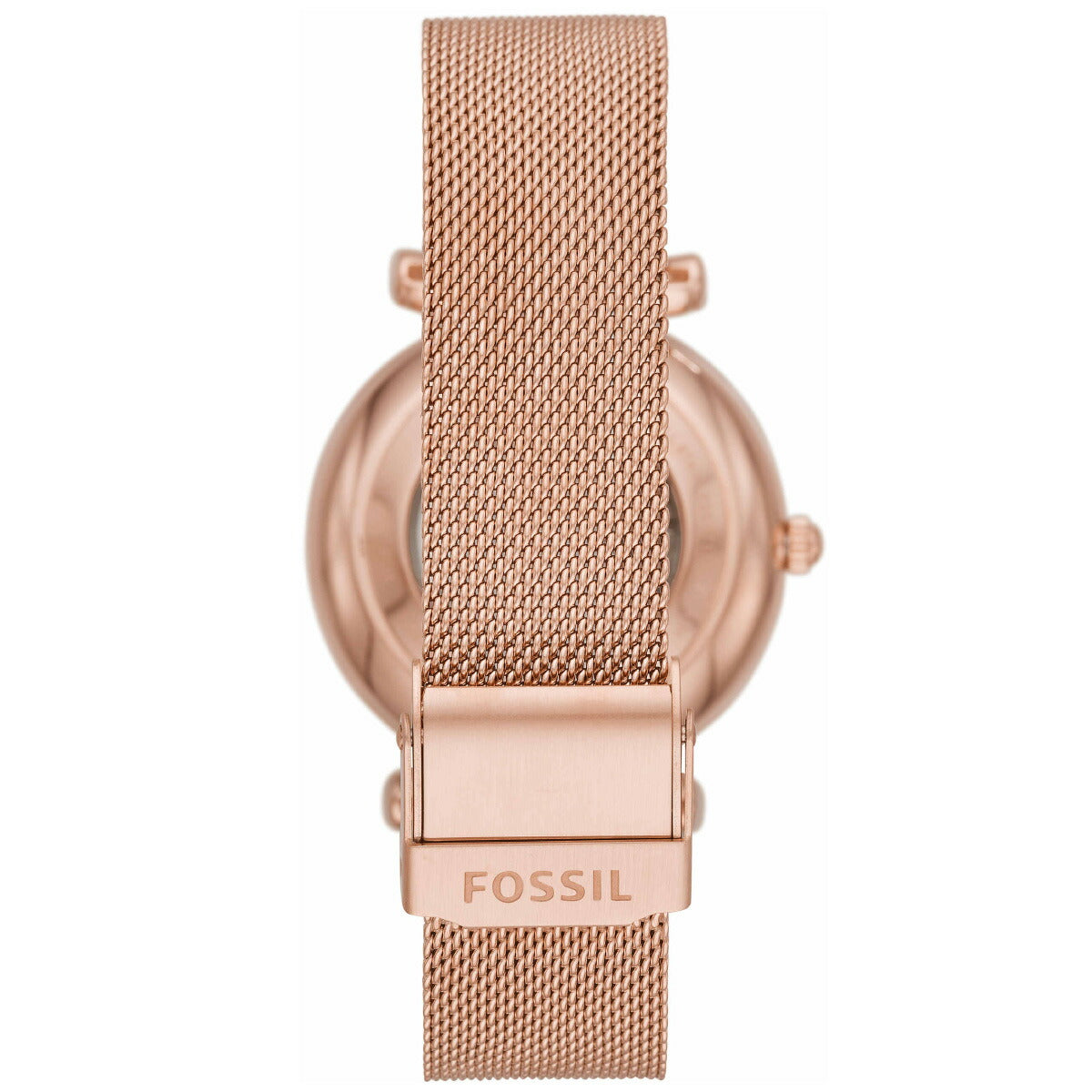フォッシル FOSSIL 腕時計 レディース 自動巻き CARLIE オートマティック ローズゴールドトーン ステンレススチールメッシュウォッチ ME3175