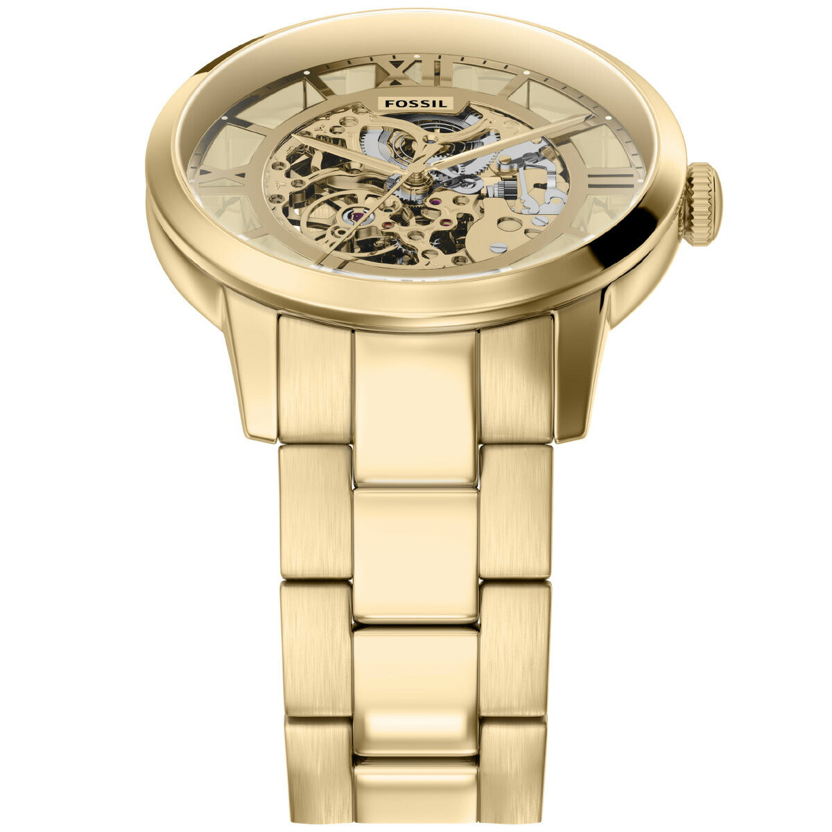 フォッシル FOSSIL 腕時計 自動巻き メンズ TOWNSMAN オートマティック ゴールドトーン ステンレススチール ME3280【2026 新作】
