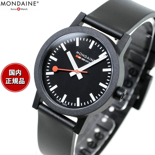 モンディーン MONDAINE 腕時計 レディース エッセンス 32mm ブラックダイヤル essence MS1.32120.RB