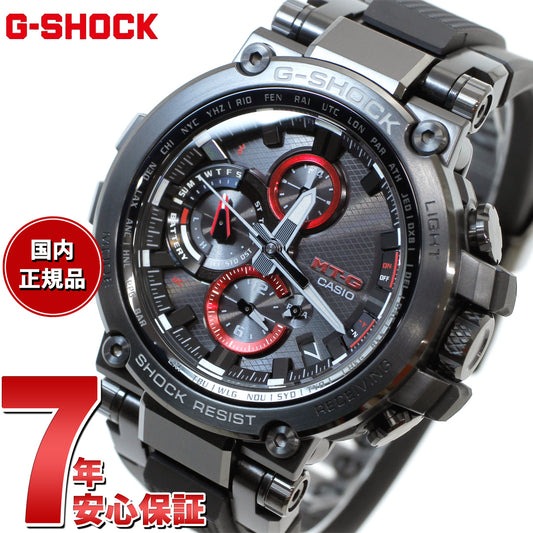 MT-G G-SHOCK 電波 ソーラー 電波時計 カシオ Gショック CASIO 腕時計 メンズ タフソーラー MTG-B1000B-1AJF