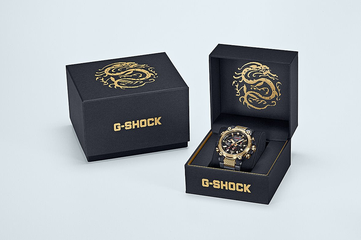 MT-G G-SHOCK 電波 ソーラー 電波時計 カシオ Gショック CASIO 限定モデル 腕時計 メンズ スマートフォンリンク タフソーラー MTG-B3000CXD-9AJR 金の龍