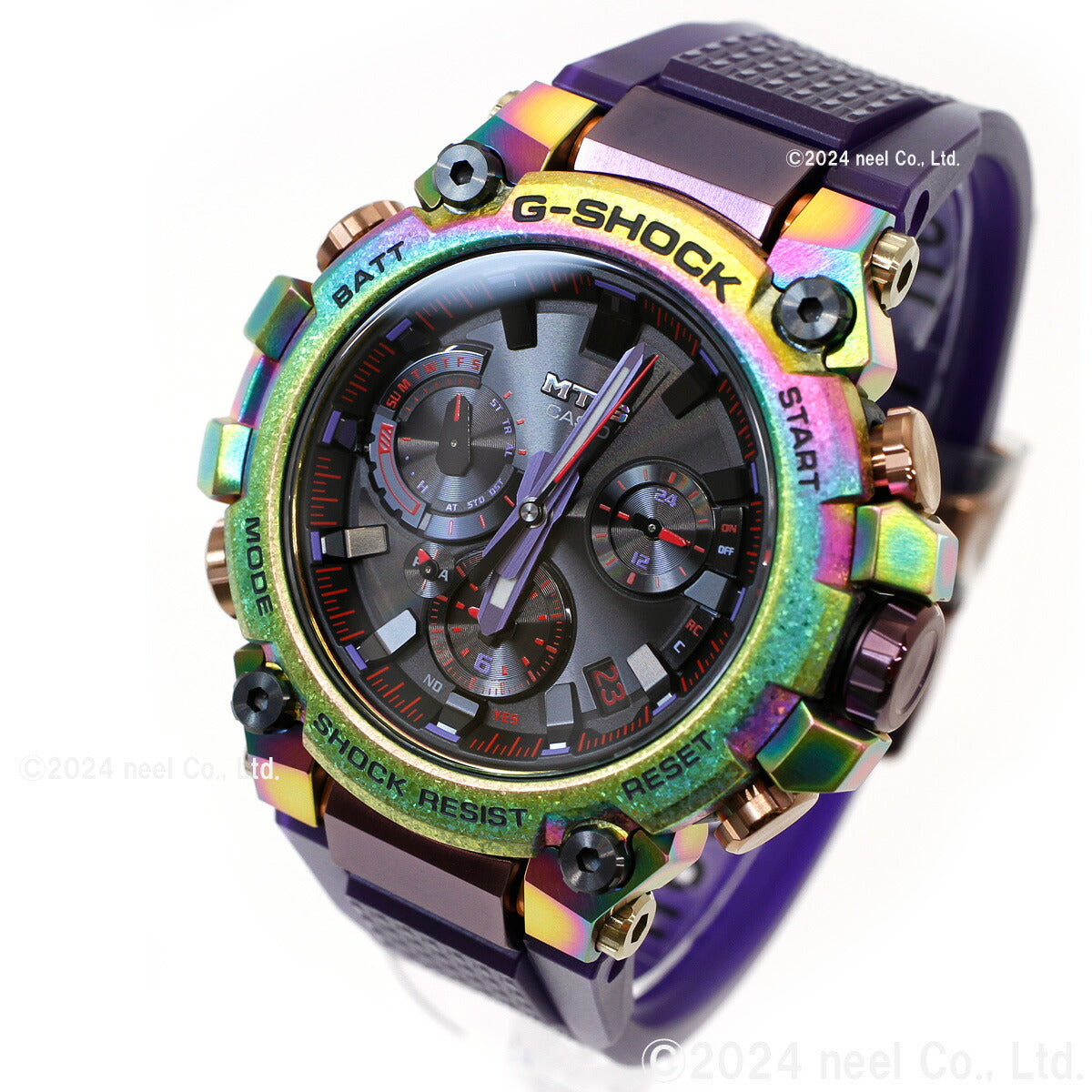 MT-G G-SHOCK 電波 ソーラー 電波時計 カシオ Gショック CASIO 限定モデル 腕時計 メンズ スマートフォンリンク タフソーラー MTG-B3000PRB-1AJR オーロラオーバル