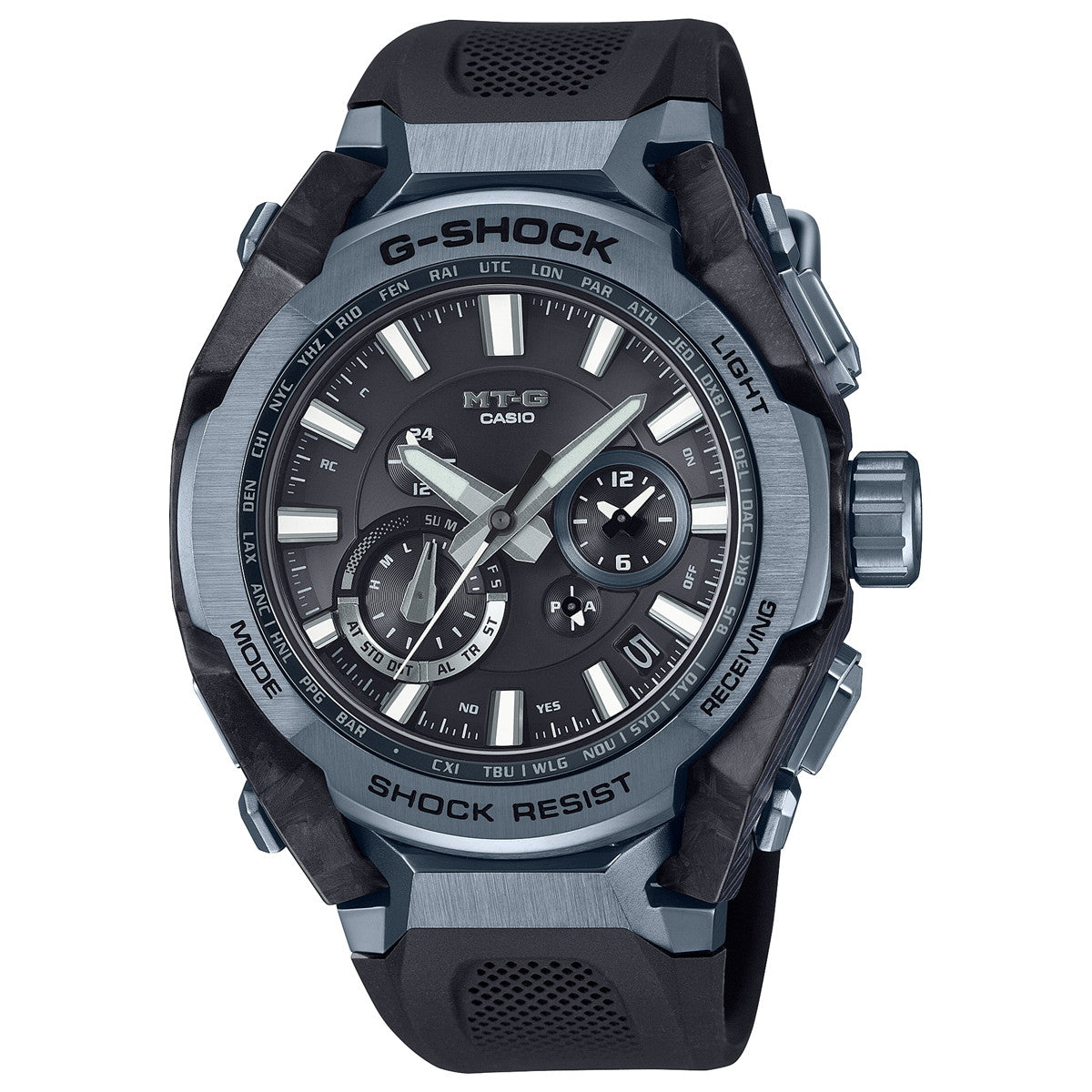 カシオBluetooth搭載ソーラーGAB2100-1A1JF メンズ ブラック GA-B001CBR-1AJF | CASIO