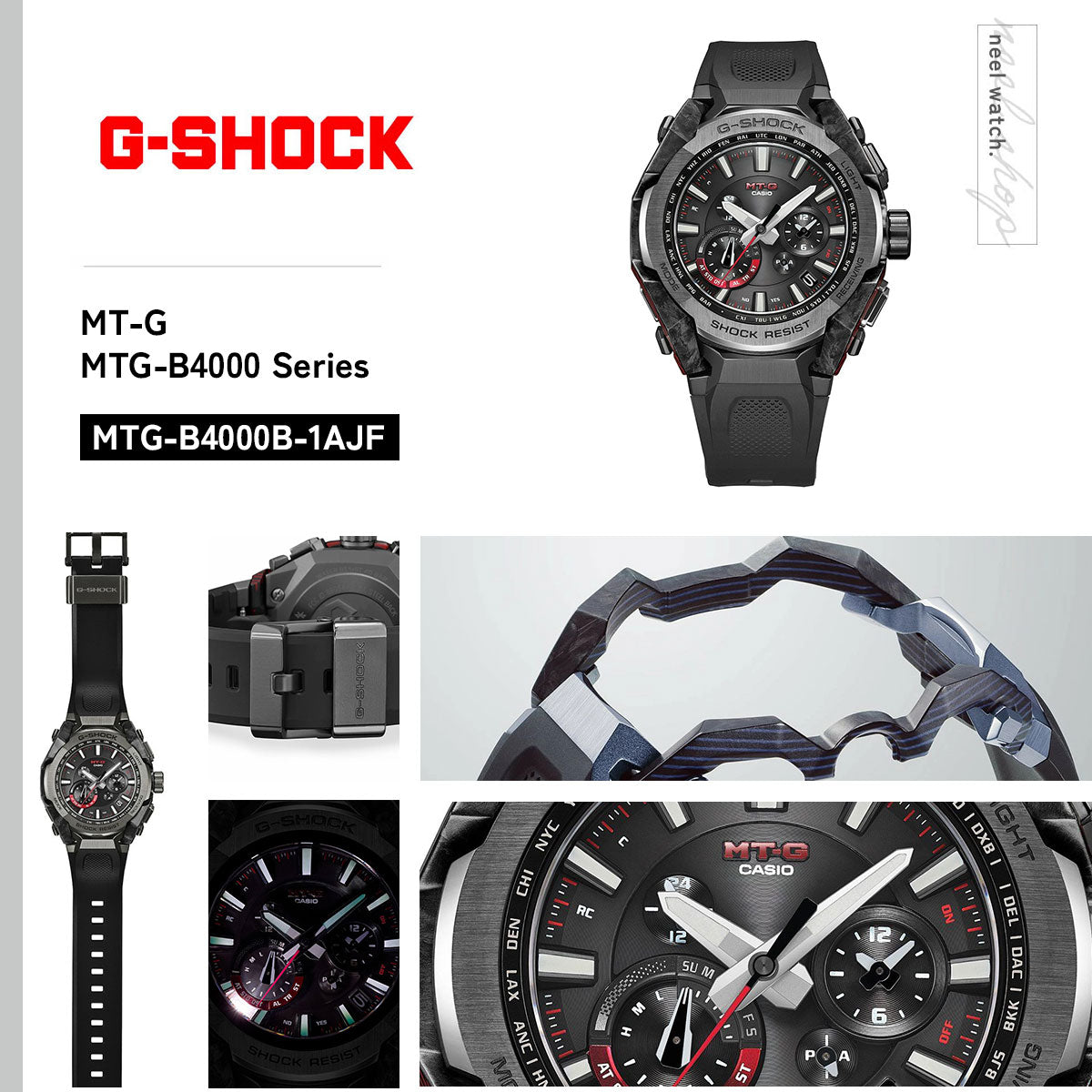 MT-G G-SHOCK 電波 ソーラー 電波時計 カシオ Gショック CASIO 腕時計 メンズ スマートフォンリンク タフソーラー MTG-B4000B-1AJF【2026 新作】