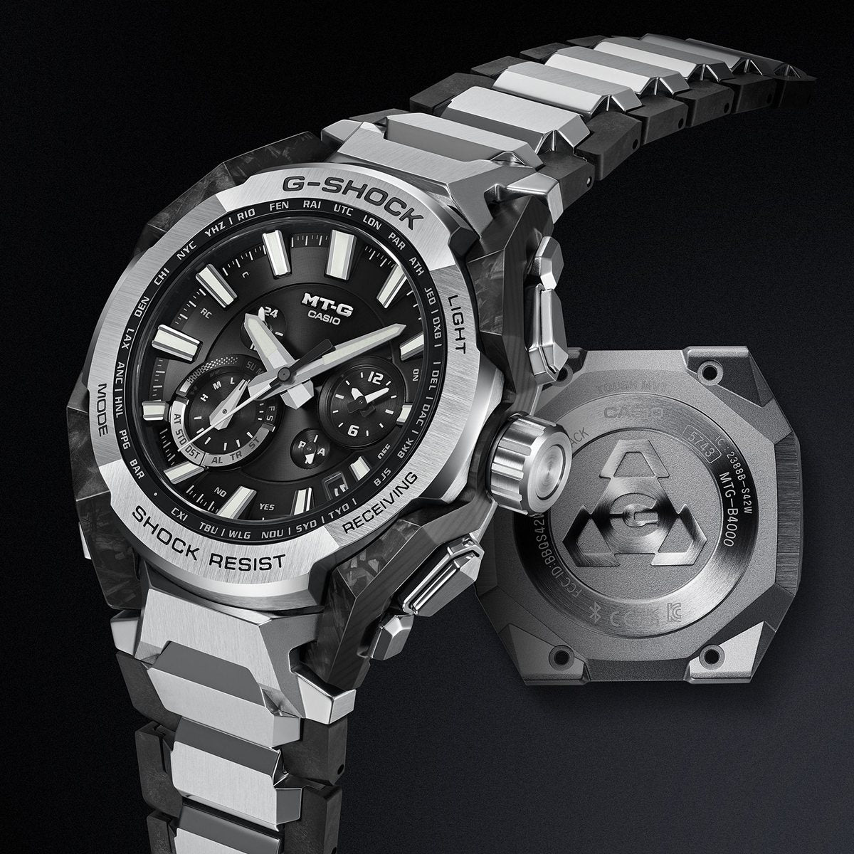 MT-G G-SHOCK 電波 ソーラー 電波時計 カシオ Gショック CASIO 腕時計 メンズ スマートフォンリンク タフソーラー MTG-B4000D-1AJF【2026 新作】