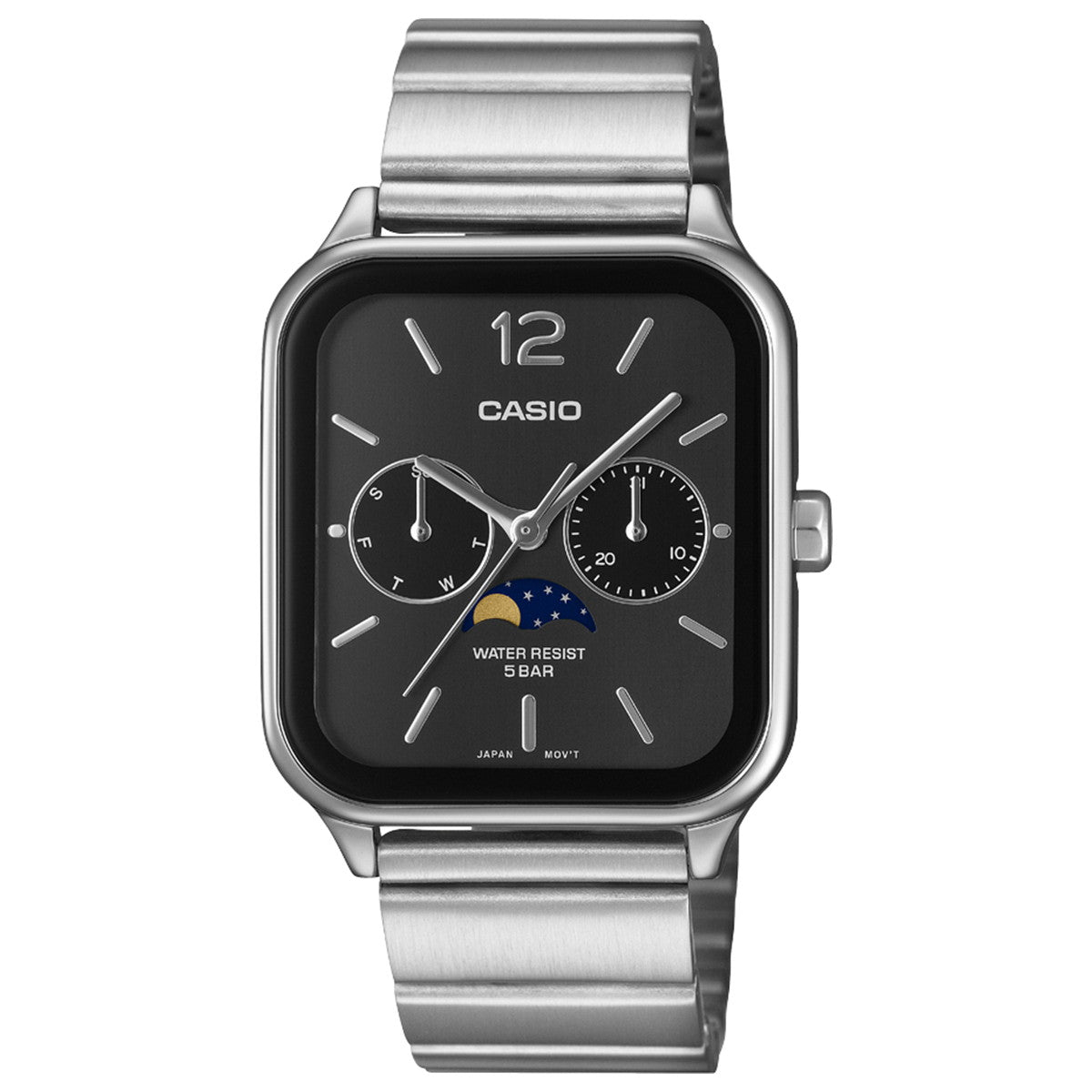 カシオ コレクション CASIO Collection アナログ 腕時計 MTP-M305D-1AJF ブラック ムーンフェイズ【2025 新作】