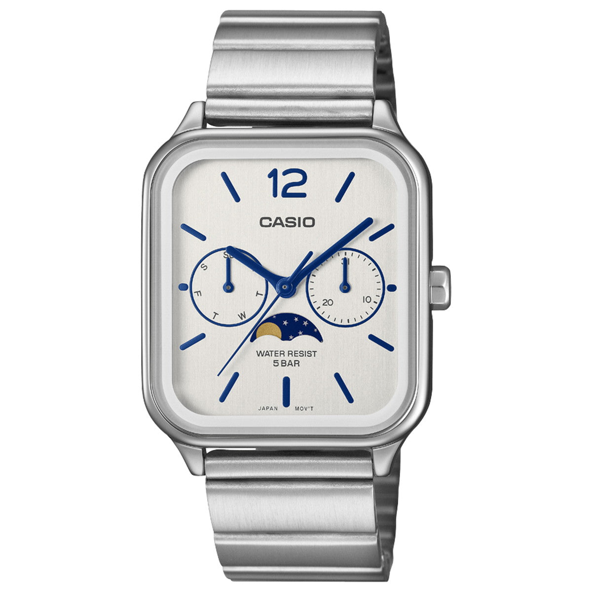カシオ コレクション CASIO Collection アナログ 腕時計 MTP-M305D-7AJF ホワイト ムーンフェイズ【2025 新作】