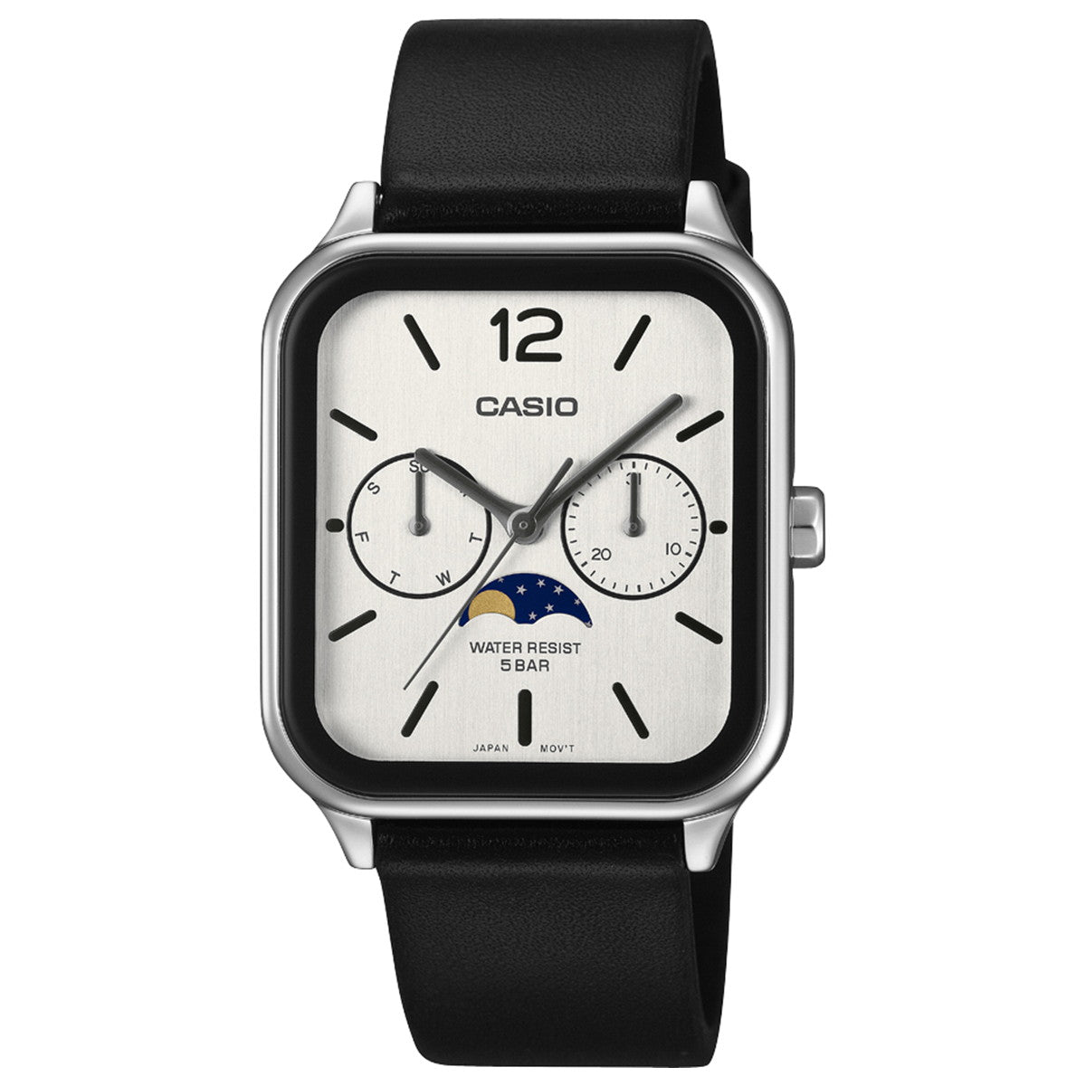 カシオ コレクション CASIO Collection アナログ 腕時計 MTP-M305L-7AJF ホワイト ムーンフェイズ【2025 新作】