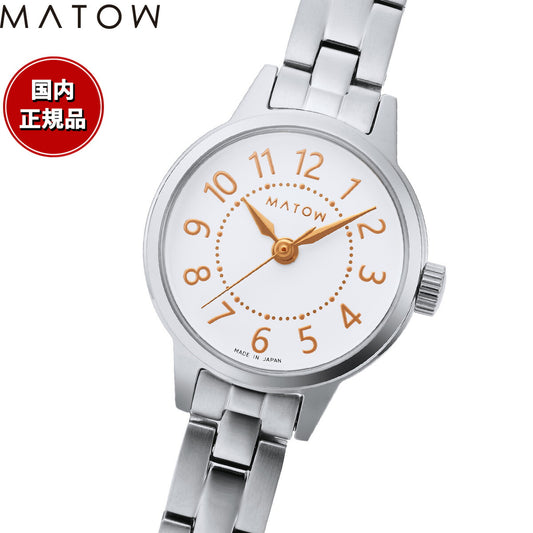 マトウ MATOW 腕時計 レディース Tsuki Collection 清月 せいげつ ラウンド シルバー ホワイト MW005003【2024 新作】