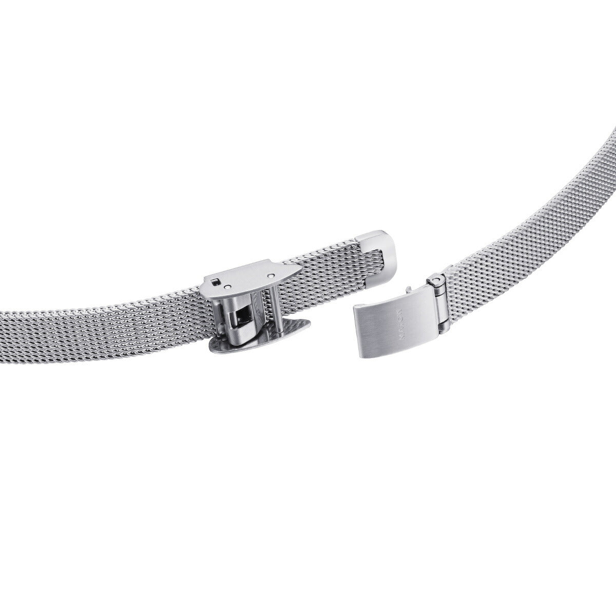 マトウ MATOW 腕時計 レディース Tsuki Collection 清月 せいげつ ラウンド シルバー ホワイト メッシュ MW005007【2025 新作】