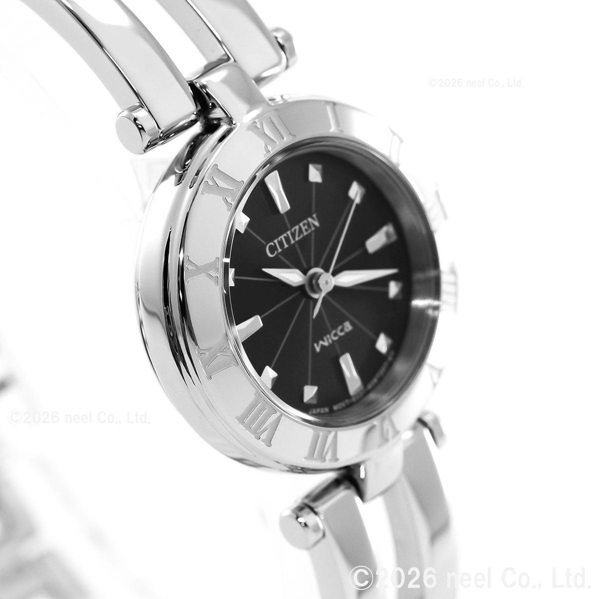 シチズン ウィッカ CITIZEN Wicca 腕時計 レディース エコ ドライブ ブラック シチズン ウィッカ NA15-1571C