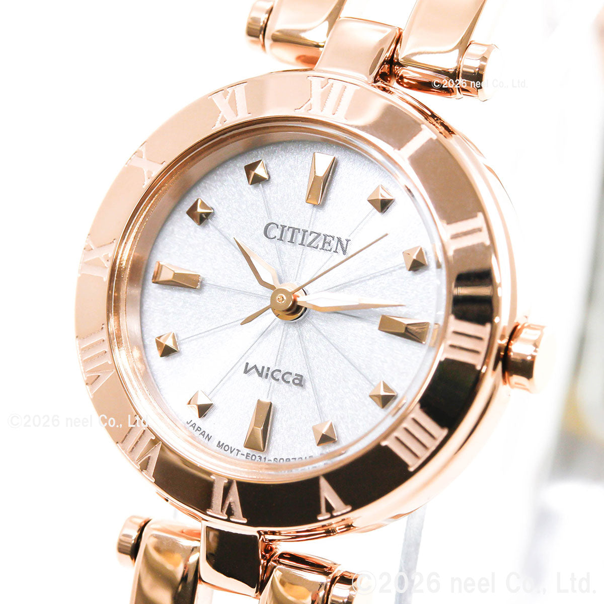 シチズン ウィッカ CITIZEN Wicca 腕時計 レディース エコ ドライブ ホワイト シチズン ウィッカ NA15-1573C