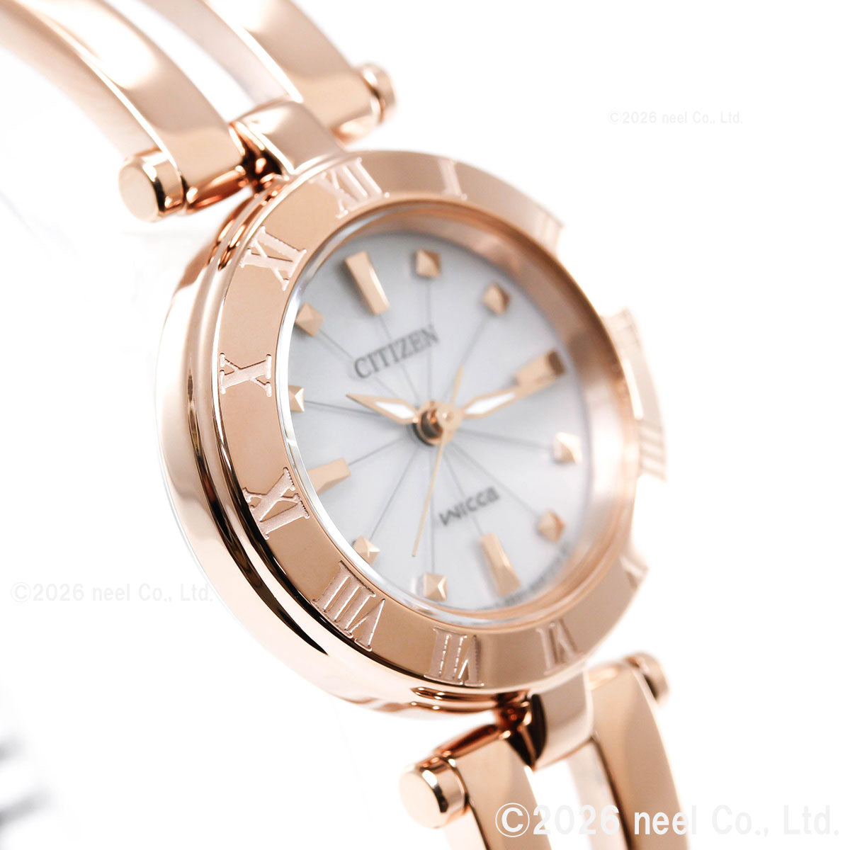 シチズン ウィッカ CITIZEN Wicca 腕時計 レディース エコ ドライブ ホワイト シチズン ウィッカ NA15-1573C