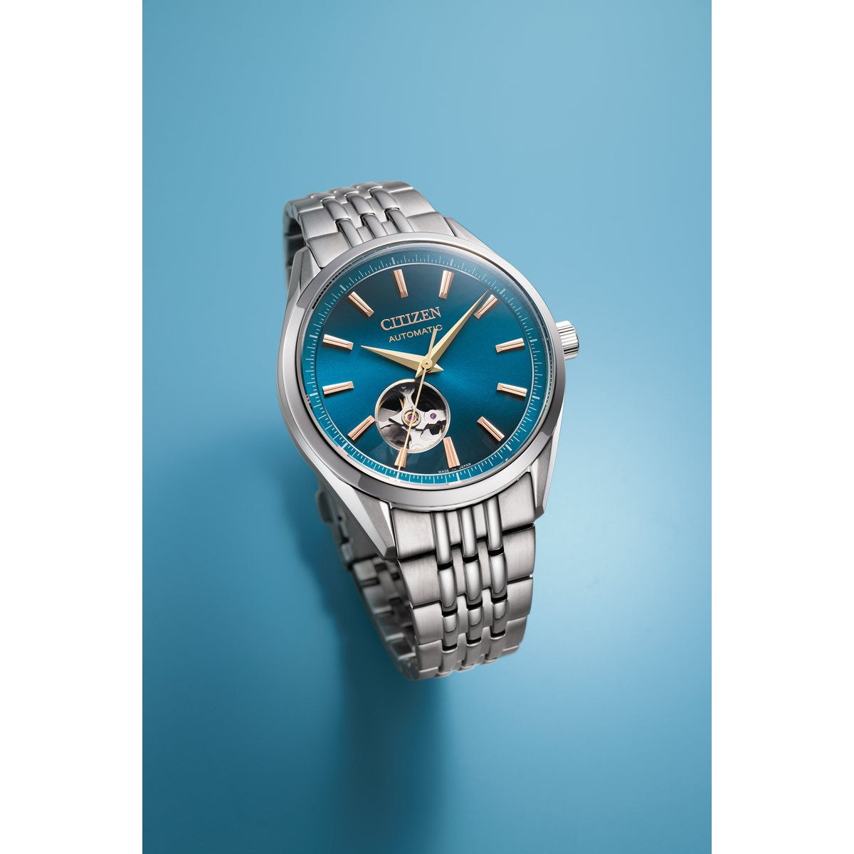 シチズンコレクション CITIZEN COLLECTION 自動巻き オープンハート 金碧珠 限定モデル 腕時計 ペアモデル メンズ レディース NH9111-54L PC1010-52L【2025 新作】