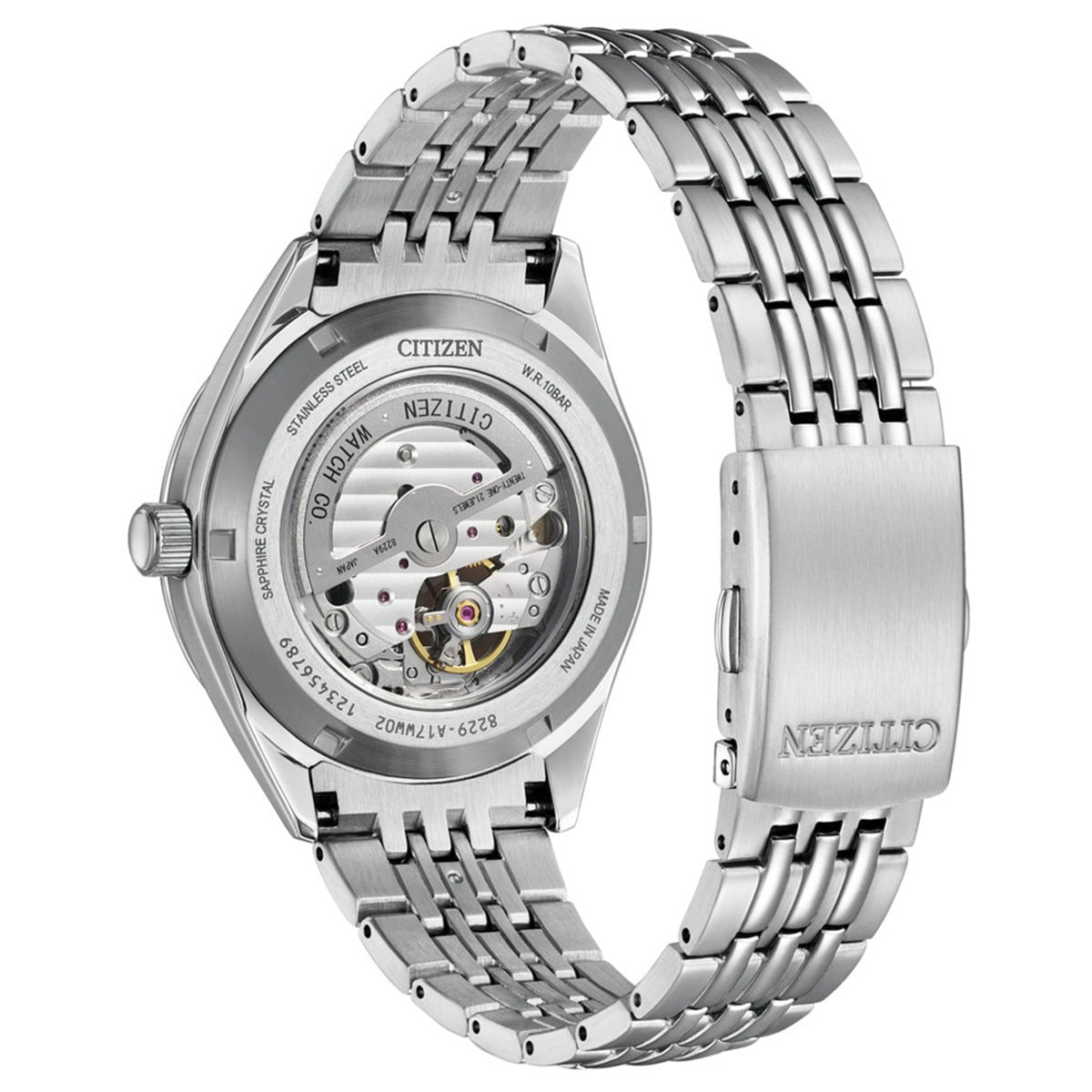 シチズンコレクション CITIZEN COLLECTION メカニカル 自動巻き 機械式 オープンハート 金碧珠 限定モデル 腕時計 メンズ NH9111-54L