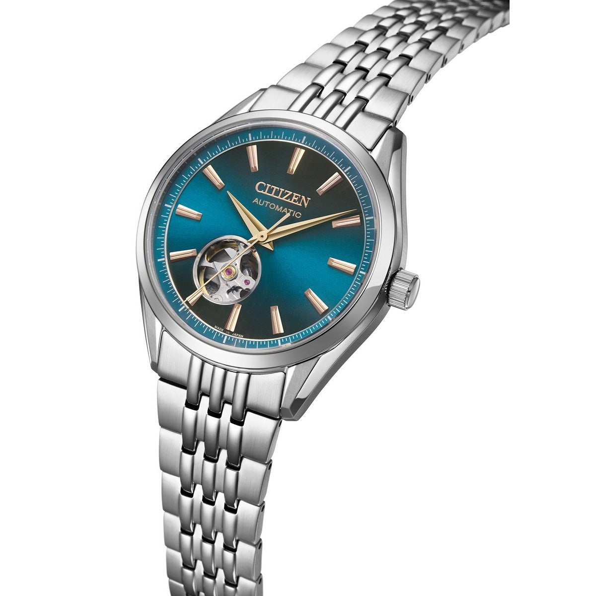 シチズンコレクション CITIZEN COLLECTION メカニカル 自動巻き 機械式 オープンハート 金碧珠 限定モデル 腕時計 メンズ NH9111-54L