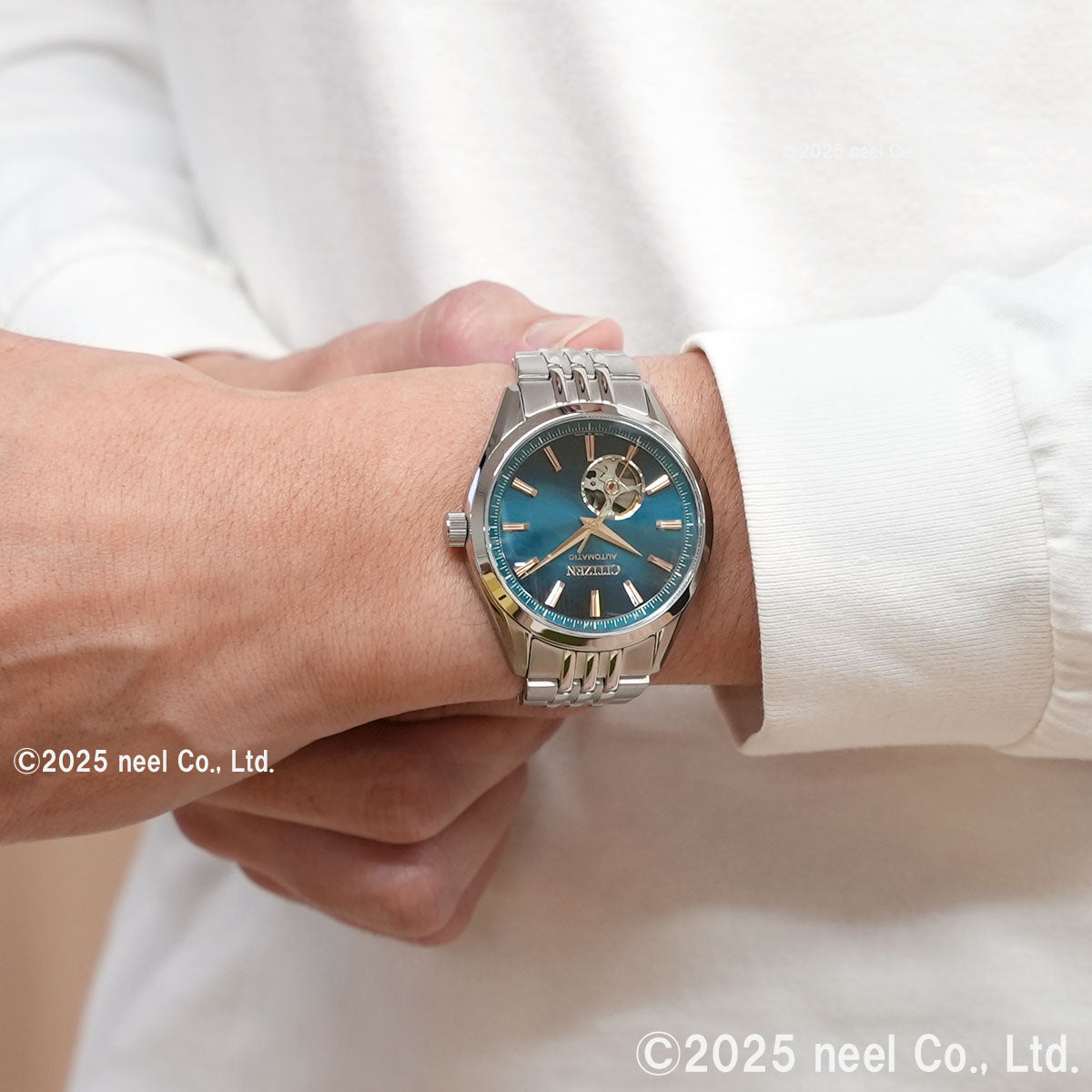シチズンコレクション CITIZEN COLLECTION メカニカル 自動巻き 機械式 オープンハート 金碧珠 限定モデル 腕時計 メンズ NH9111-54L