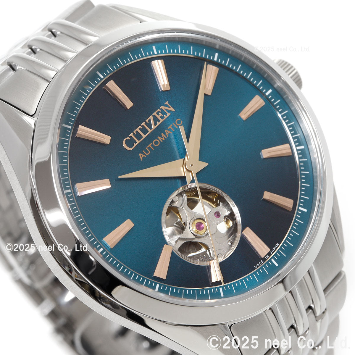 シチズンコレクション CITIZEN COLLECTION メカニカル 自動巻き 機械式 オープンハート 金碧珠 限定モデル 腕時計 メンズ NH9111-54L