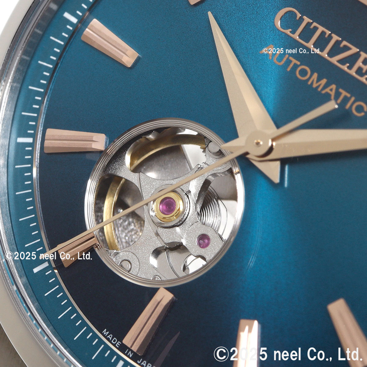 シチズンコレクション CITIZEN COLLECTION メカニカル 自動巻き 機械式 オープンハート 金碧珠 限定モデル 腕時計 メンズ NH9111-54L