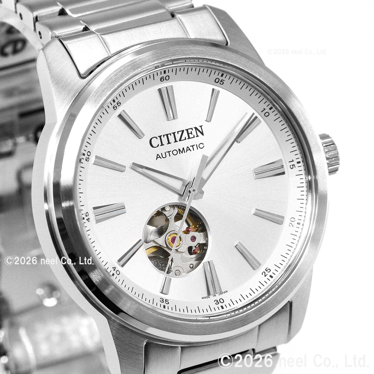 シチズンコレクション CITIZEN COLLECTION メカニカル 自動巻き 機械式 オープンハート 腕時計 メンズ NH9150-52A【2026 新作】