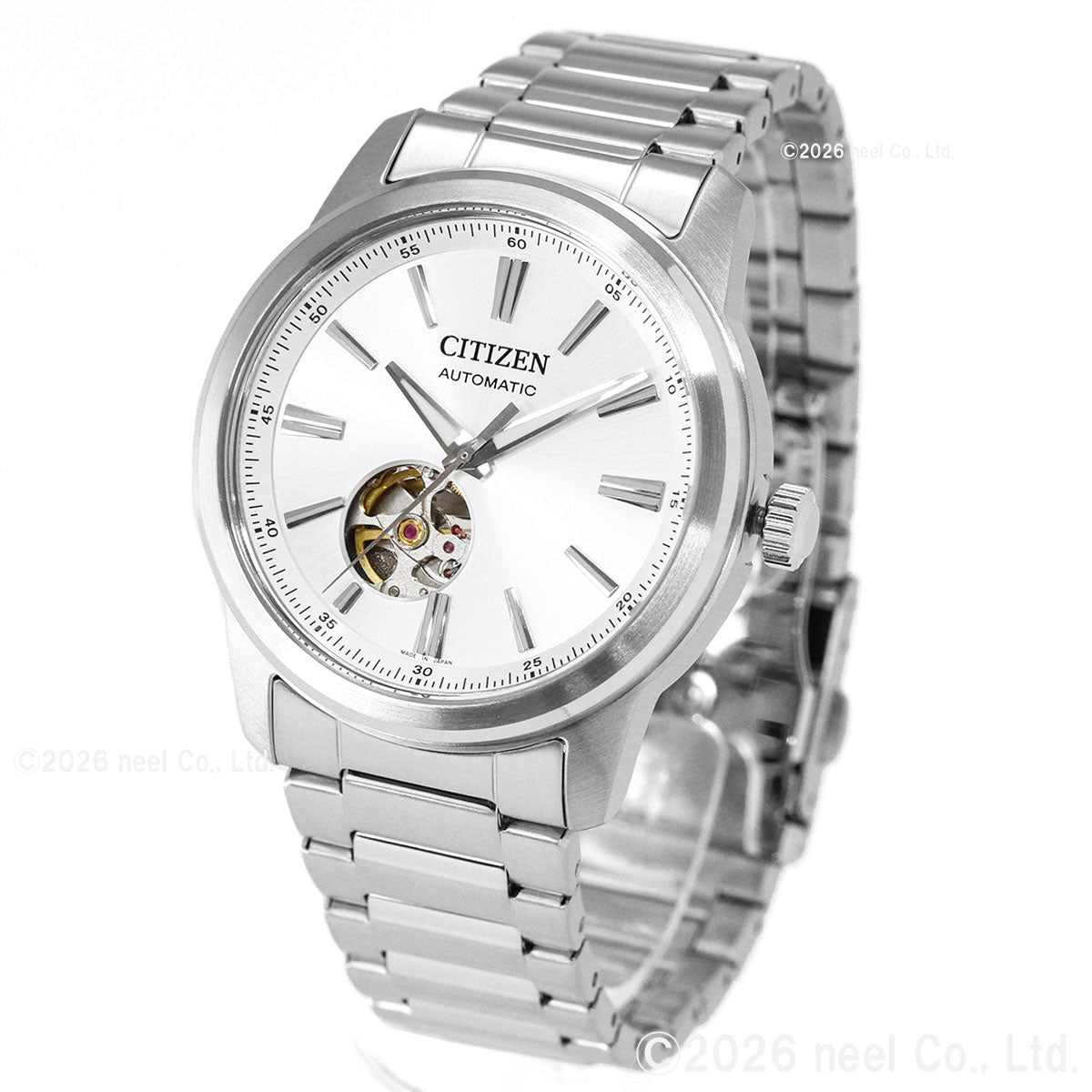 シチズンコレクション CITIZEN COLLECTION メカニカル 自動巻き 機械式 オープンハート 腕時計 メンズ NH9150-52A【2026 新作】