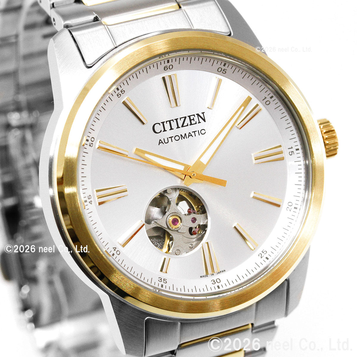 シチズンコレクション CITIZEN COLLECTION メカニカル 自動巻き 機械式 オープンハート 腕時計 メンズ NH9154-51A【2026 新作】
