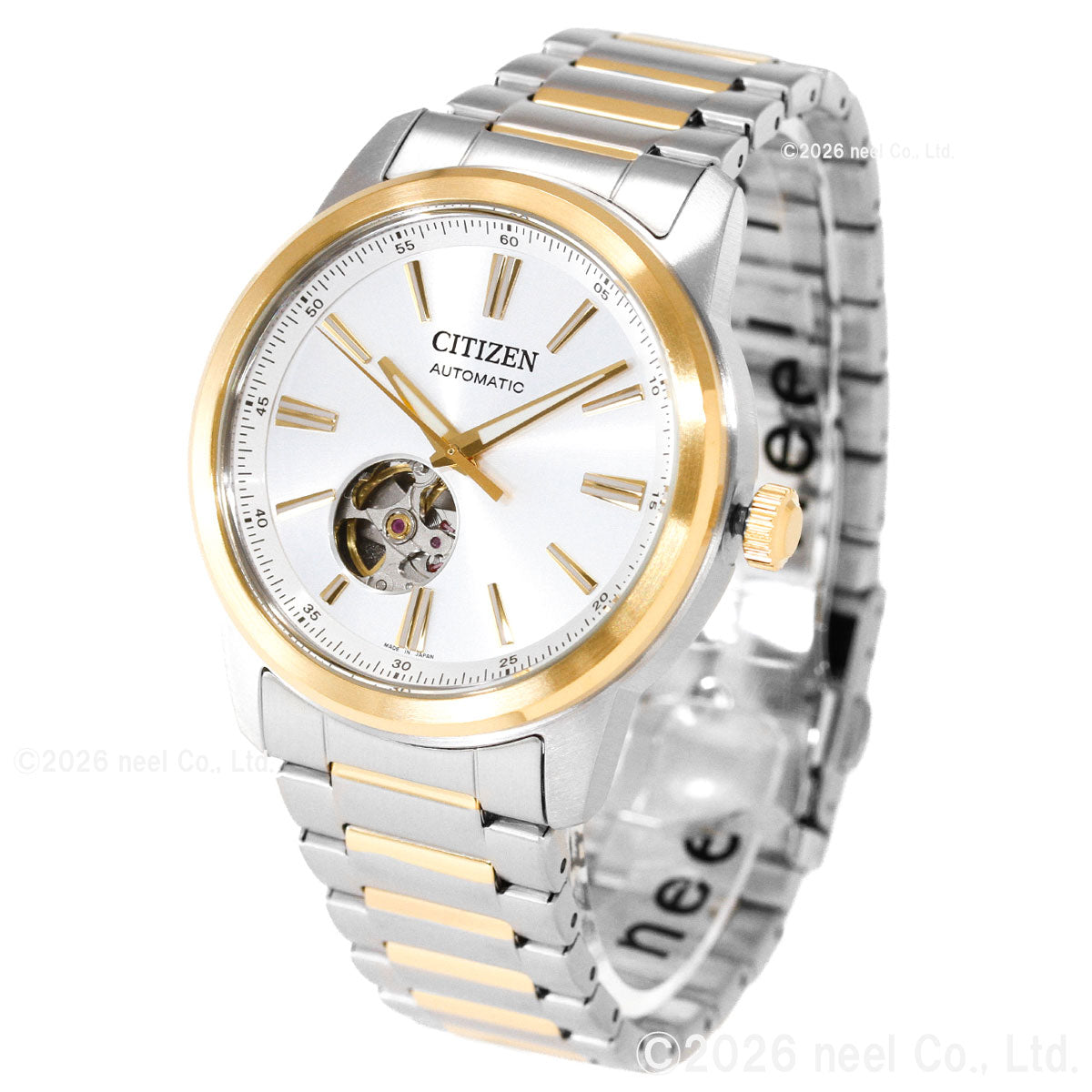シチズンコレクション CITIZEN COLLECTION メカニカル 自動巻き 機械式 オープンハート 腕時計 メンズ NH9154-51A【2026 新作】