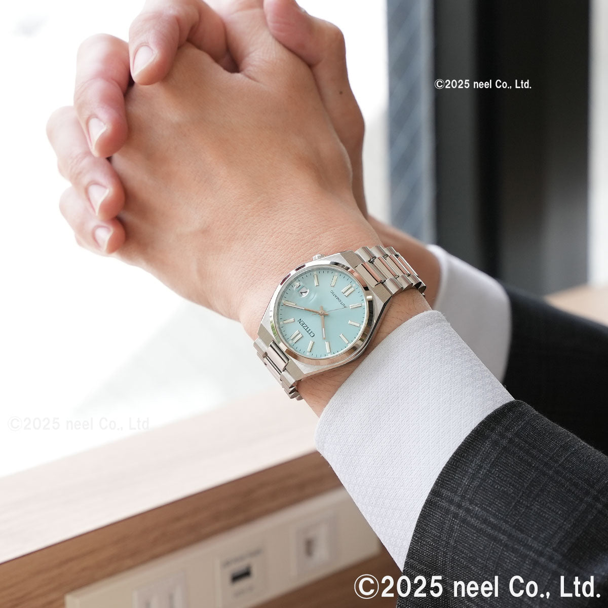 ✳️美品★CITIZEN 自動巻き アイスブルー★大人気商品 CITIZEN 自動巻き アイスブルー